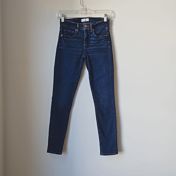 Loft Modern Skinny Crop Denim Jeans (00/24) - Picture 1 of 4